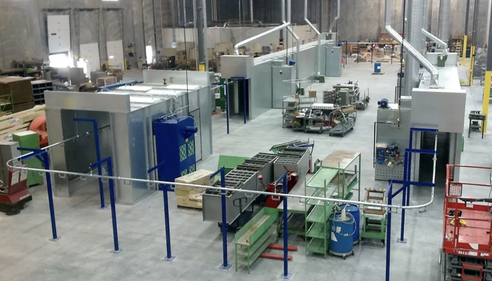 Surface Treatment & Finishing Systems — production line