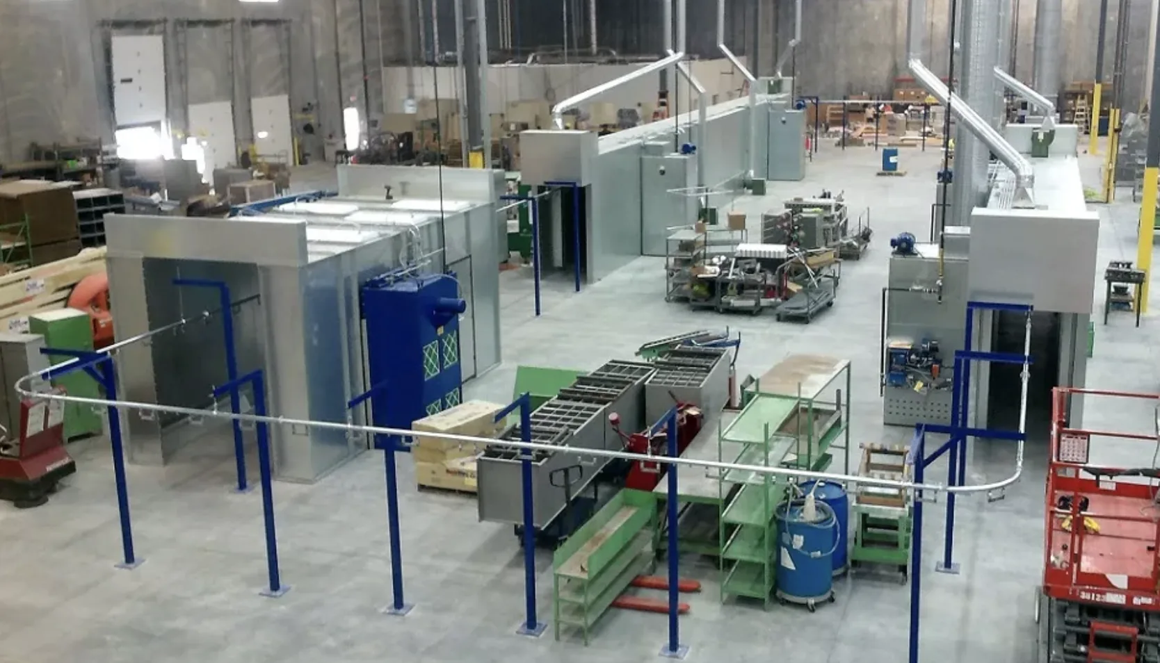 Surface Treatment & Finishing Systems, production line